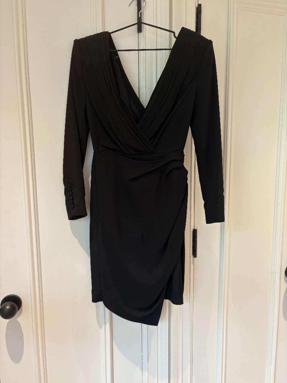 Saint Lauren black tailored dress